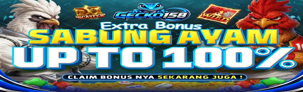 Gecko158 Bonus Jackpot Sabung Ayam 100%	